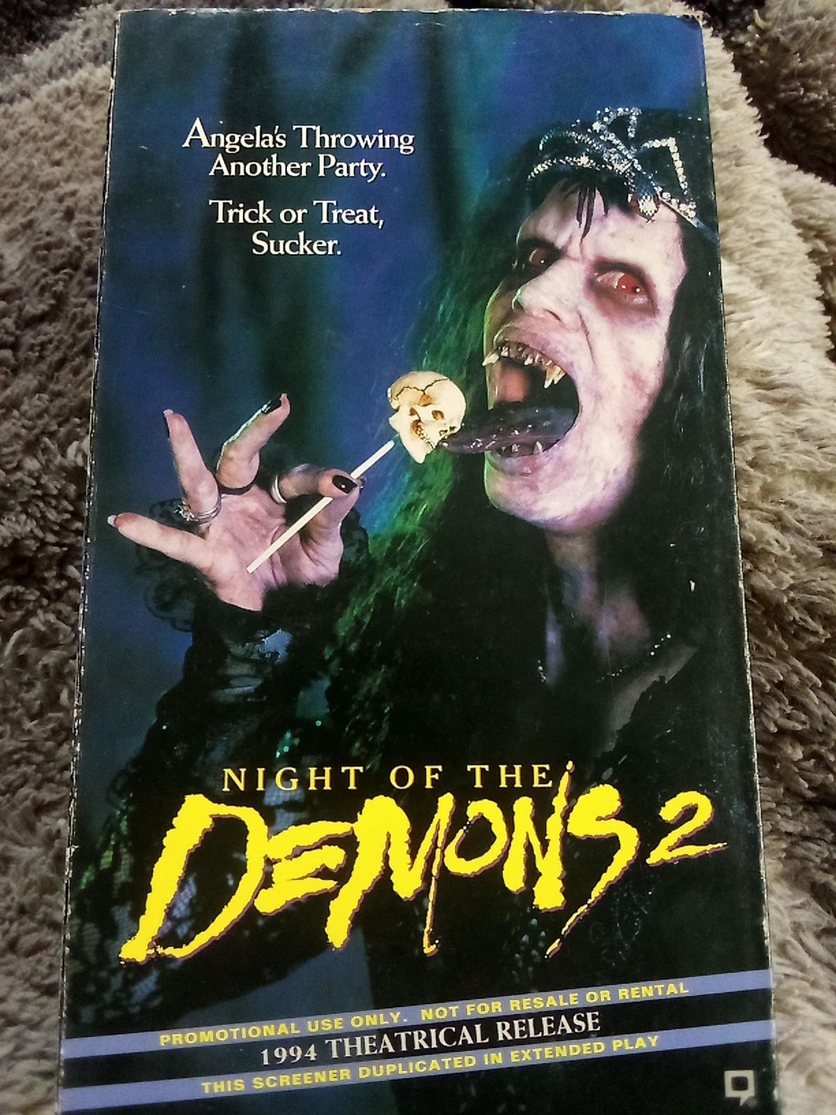 Night of the Demons 2 VHS 1994 Rare Theatrical Release Promo Copy Screener