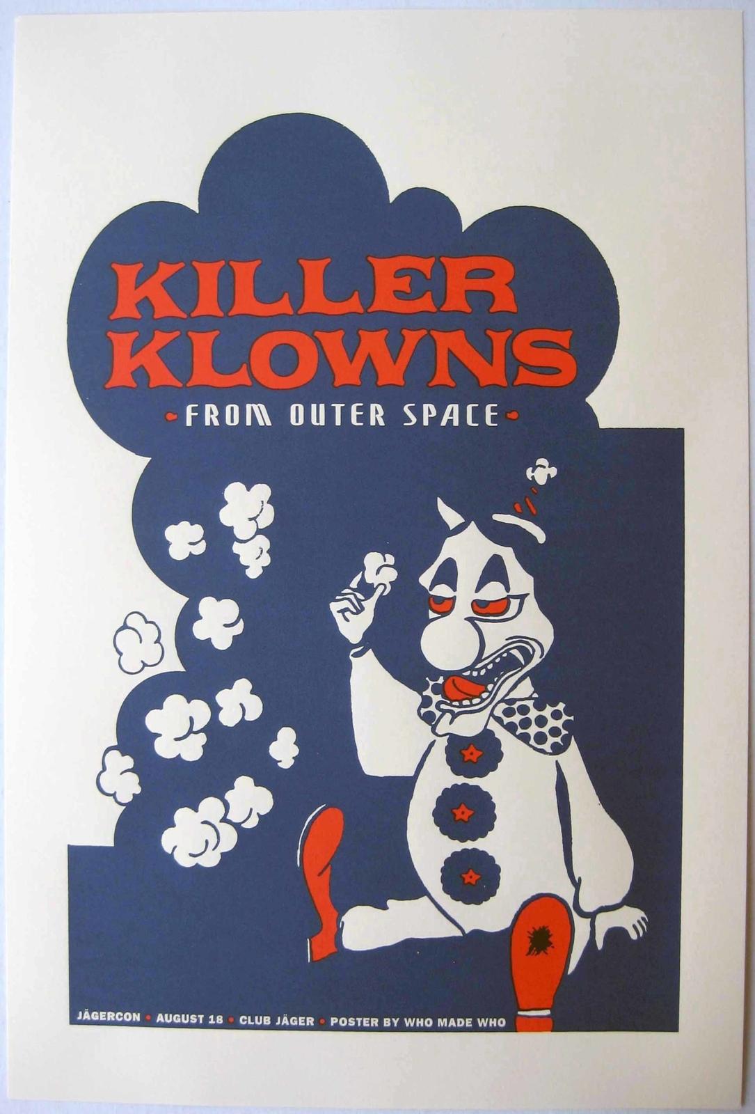 Killer Klowns from Outer Space 1988 Movie Print created in 2009