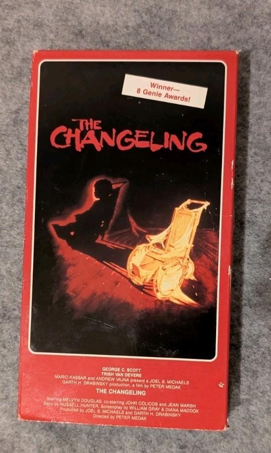 The Changeling VHS HBO Video George C Scott Vintage Horror Movie Tested 1980