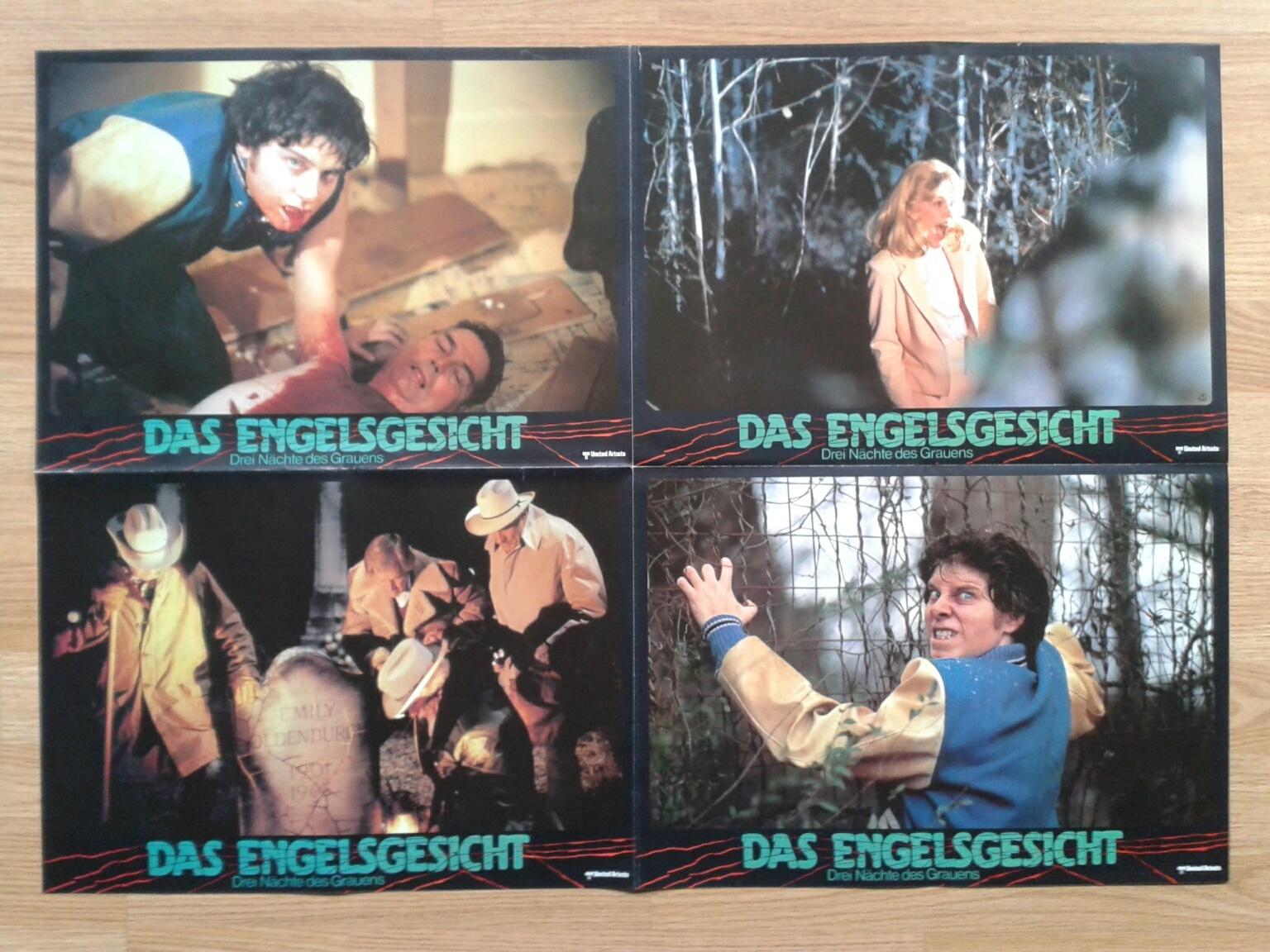 THE BEAST WITHIN 1982 Horror 4 German jumbo lobby cards 12x18 inch L.Q.JONES