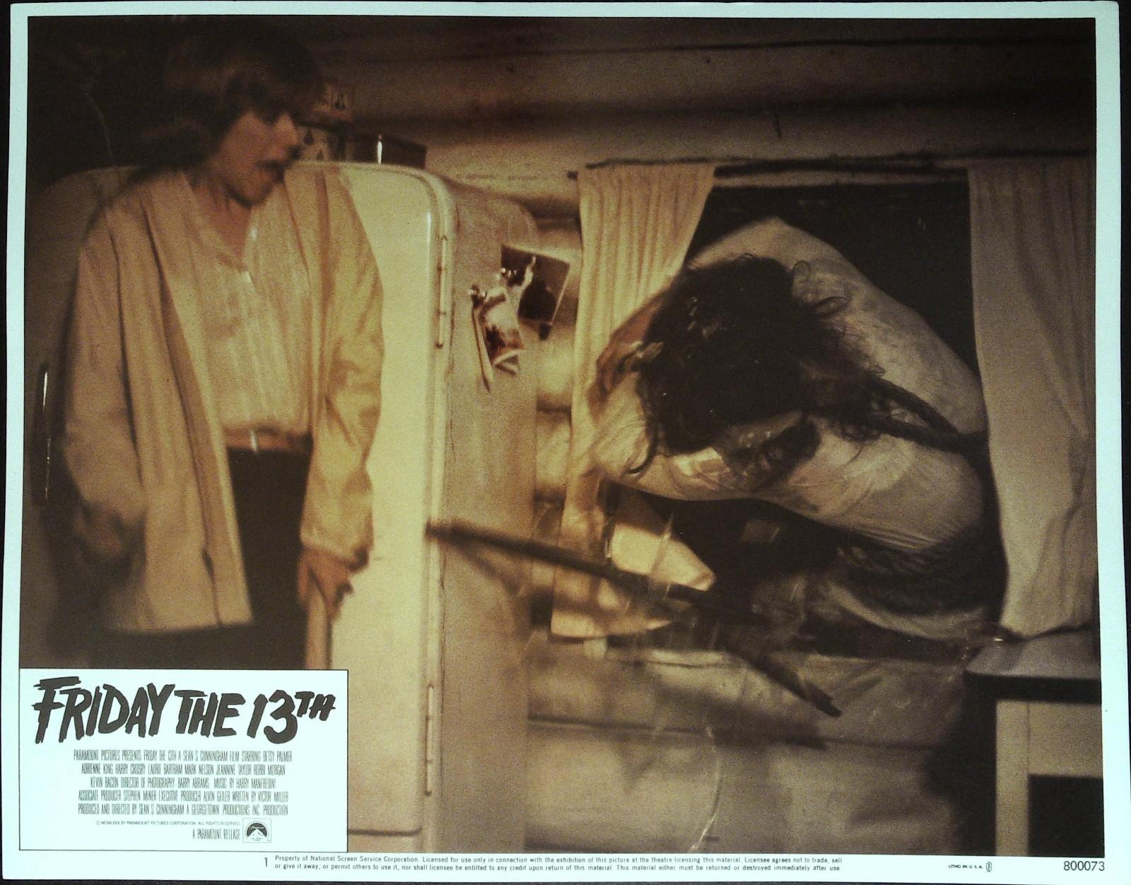 Friday the 13th Complete Lobby Card Set 1980 slasher horror film classic!