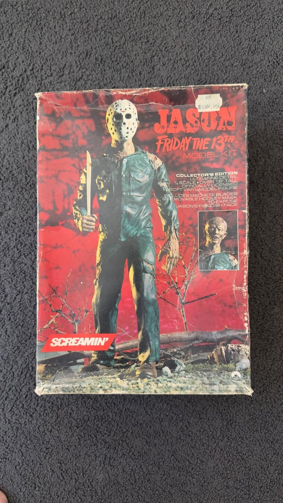 Jason Friday The 13th Vinyl Model Kit by Screamin' Model 1/4 Scale, complete set