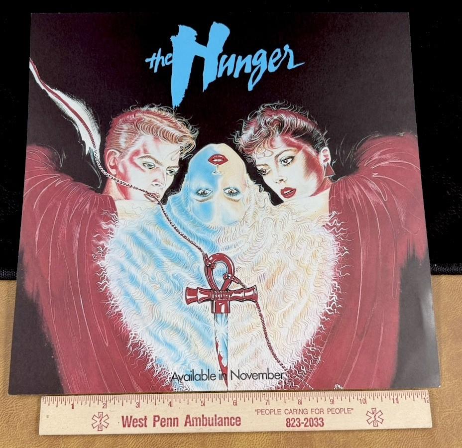 13x13 advertising Lobby Card for ther 1983 movie THE HUNGER