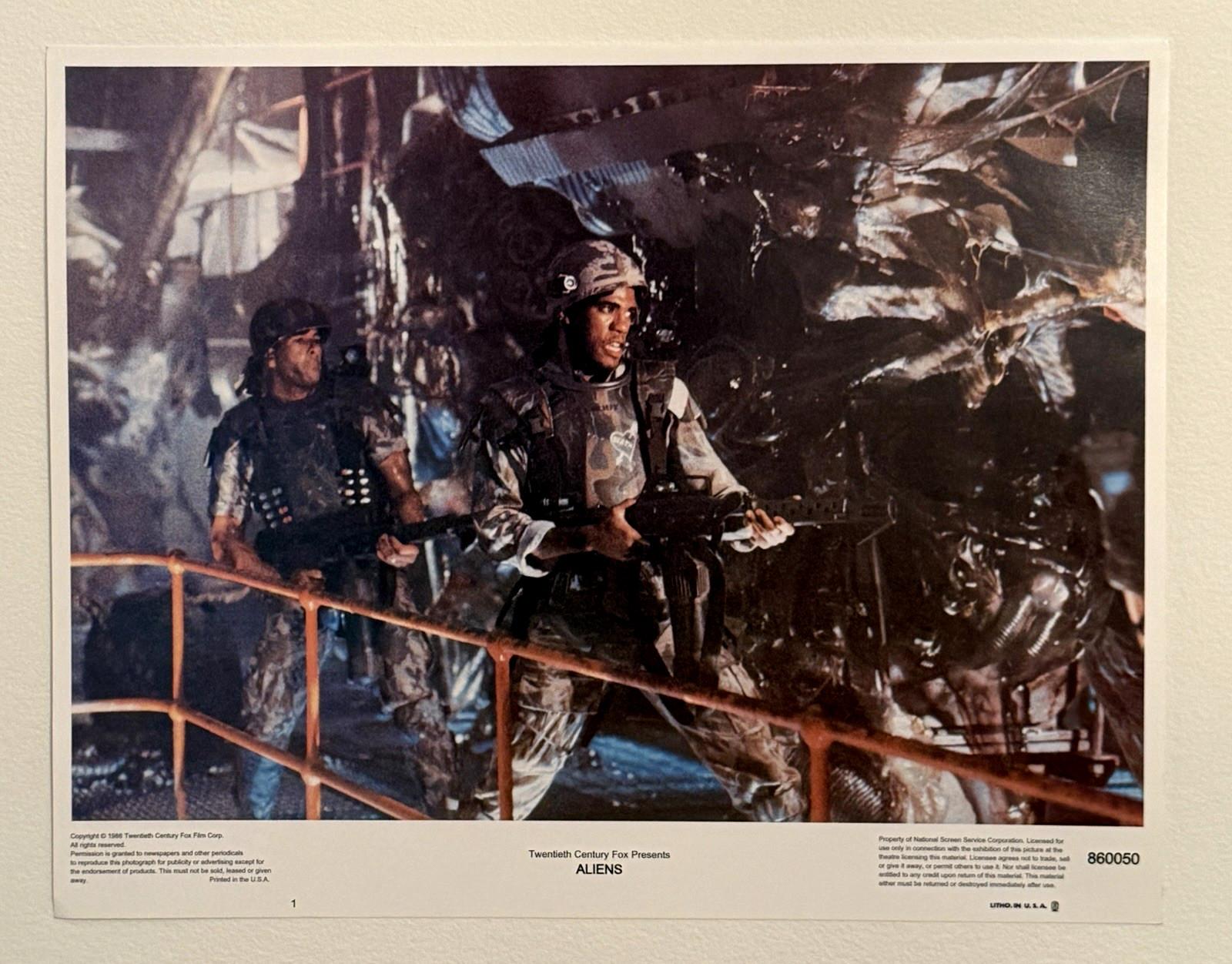 Aliens (1986) Lobby Card #1 11X14 James Cameron 20th Century Fox Sci-Fi