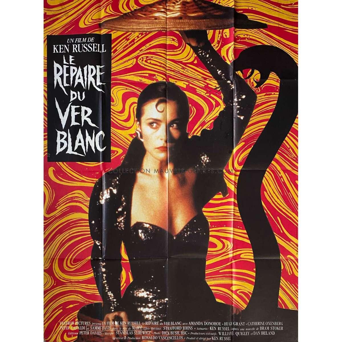 THE LAIR OF THE WHITE WORM French Movie Poster  - 47x63 in. - 1988 - Ken Russel,