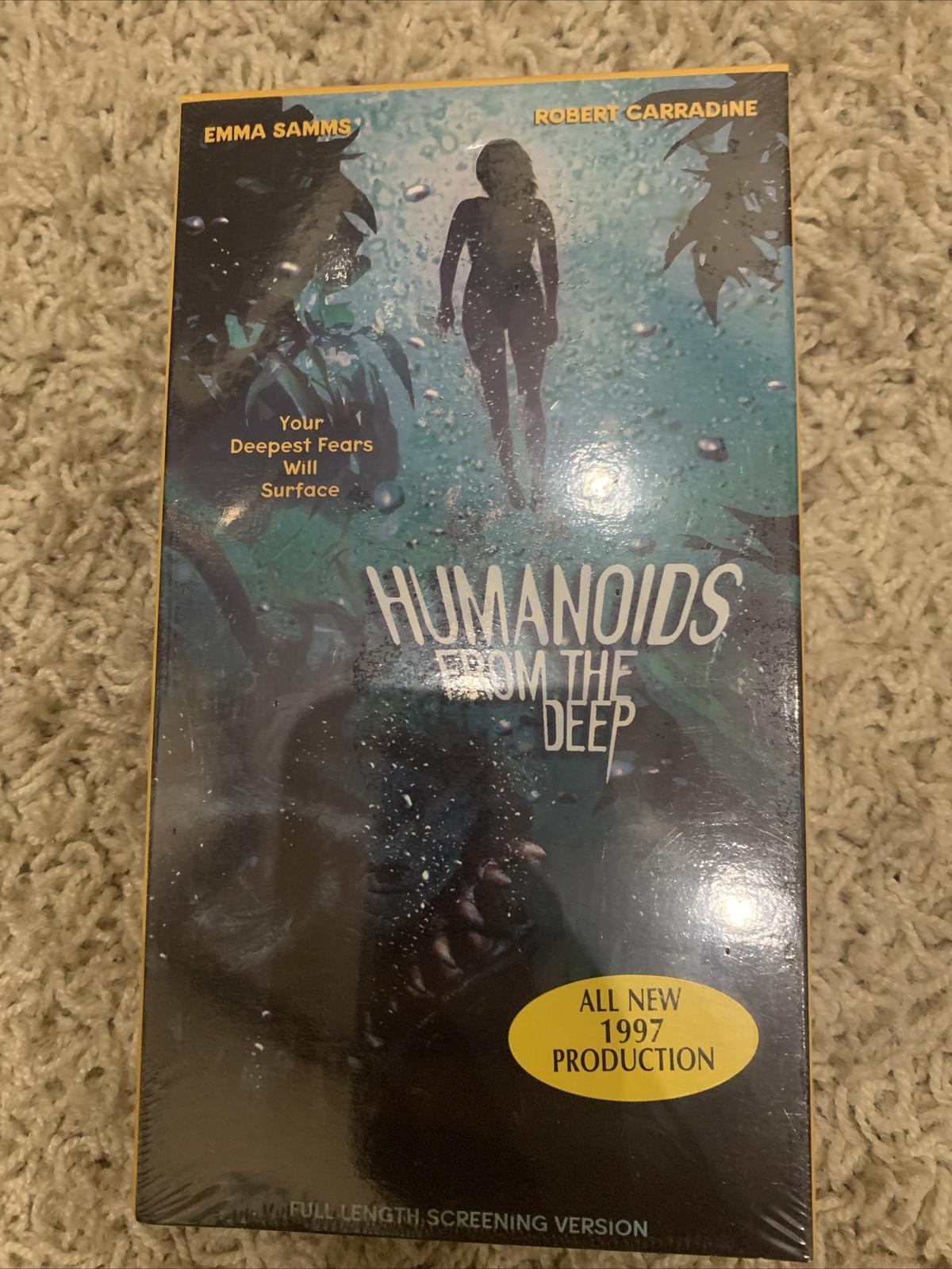 SEALED Humanoids From The Deep VHS HORROR 1997 Emma Sams SCREENER - VERY RARE