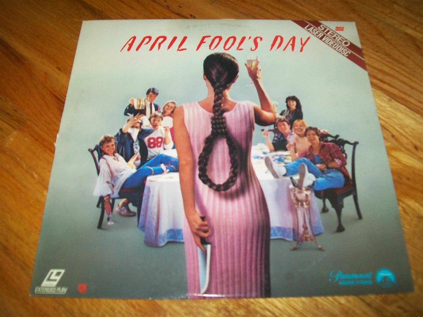 APRIL FOOL'S DAY Laserdisc LD VERY GOOD CONDITION VERY RARE GREAT HORROR FILM!