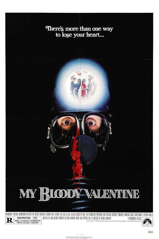 1981 MY BLOODY VALENTINE VINTAGE HORROR MOVIE POSTER PRINT 54x36 BIG 9 MIL PAPER