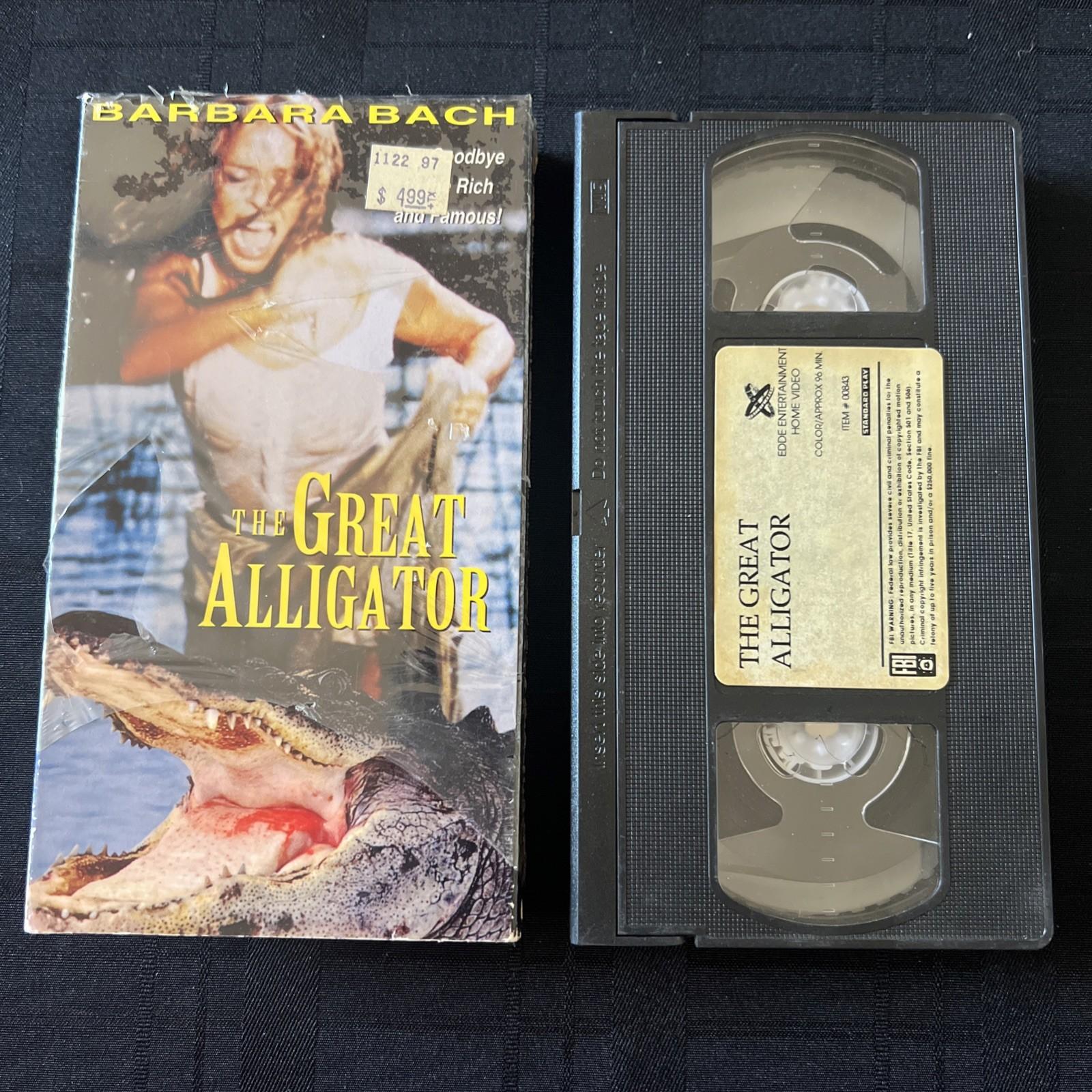 The Great Alligator VHS 1996 Horror Action Adventure Rare