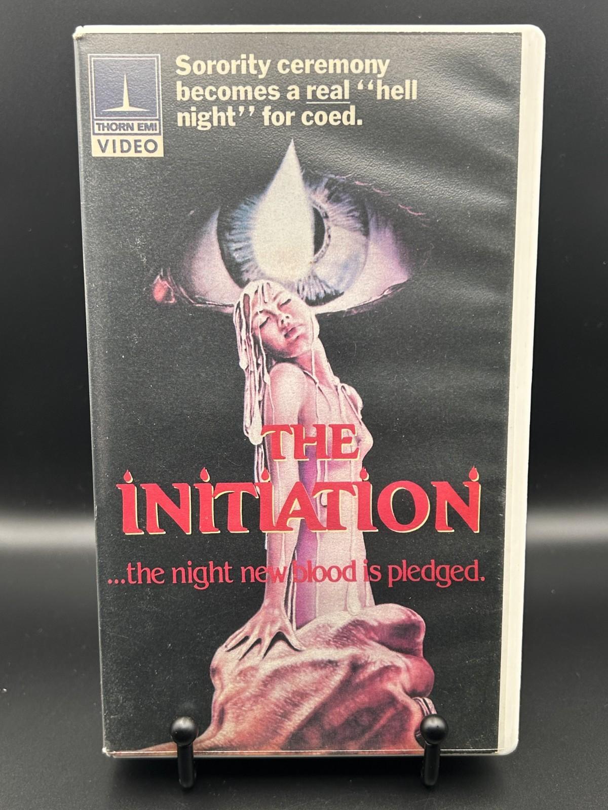 The Initiation VHS 1984 Thorn EMI Horror - Clamshell - HTF RARE - TESTED