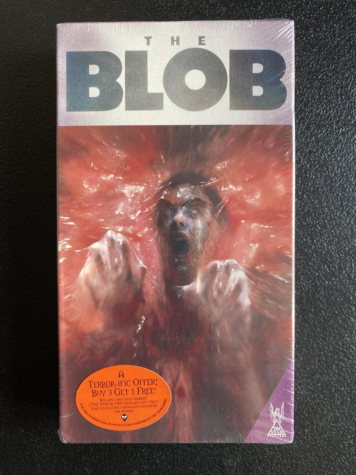 THE BLOB VHS 1988 Kevin Dillon Horror BRAND NEW!  Factory Sealed!  RARE!