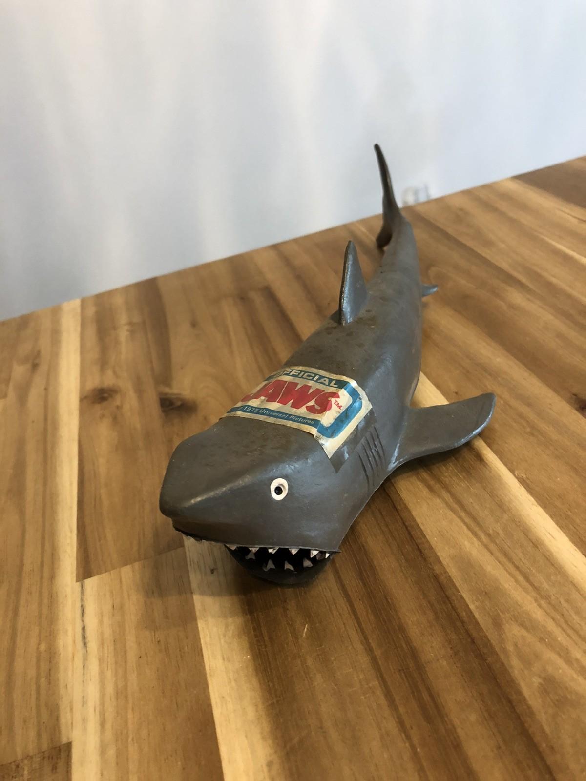 JAWS 1975 Chemtoy Official JAWS MOVIE Shark Figure Hong Kong RARE w/sticker