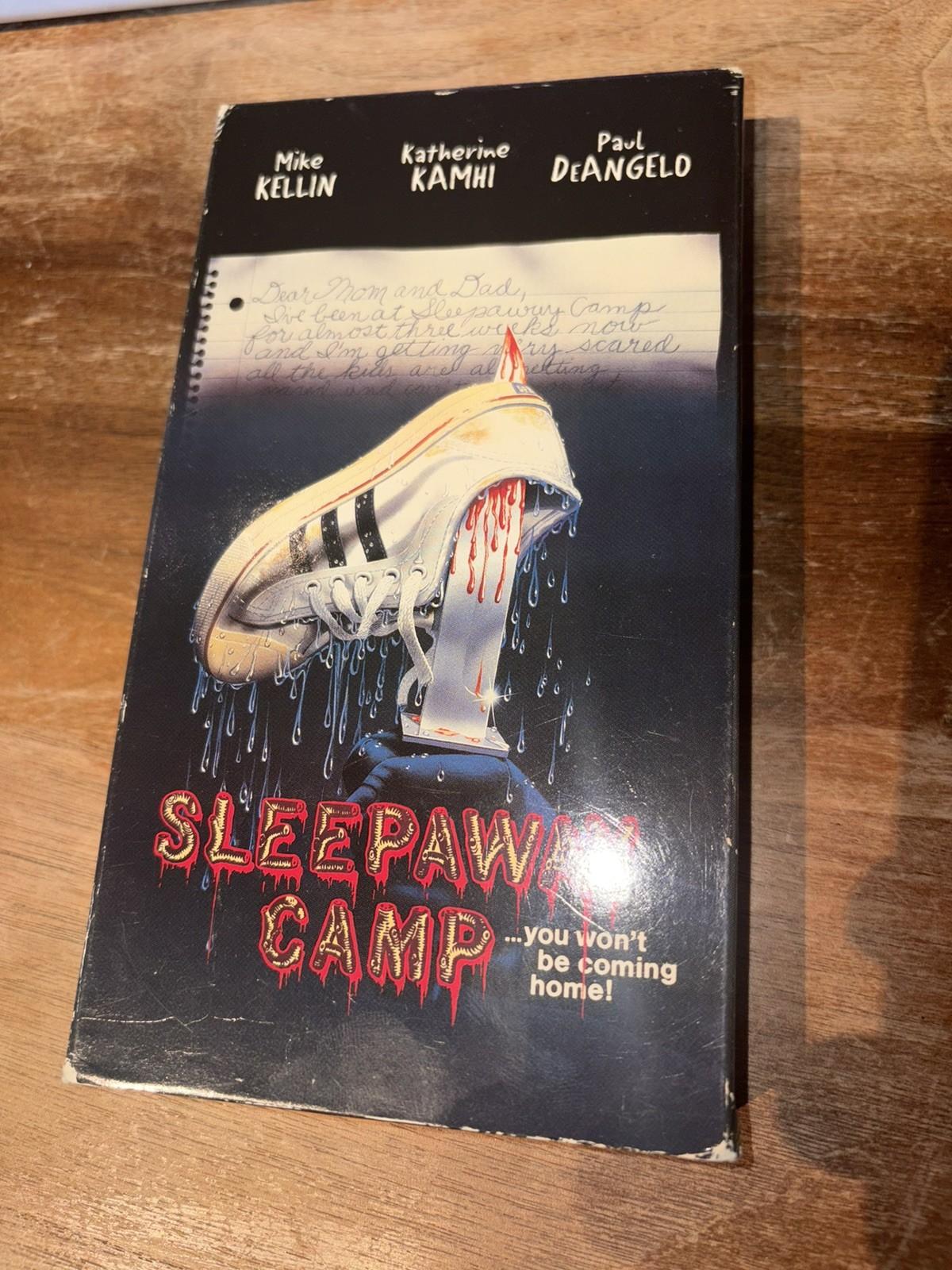 Sleepaway Camp VHS Tape 1983 - Rare Cult Classic Horror! Felissa Rose👟🔪