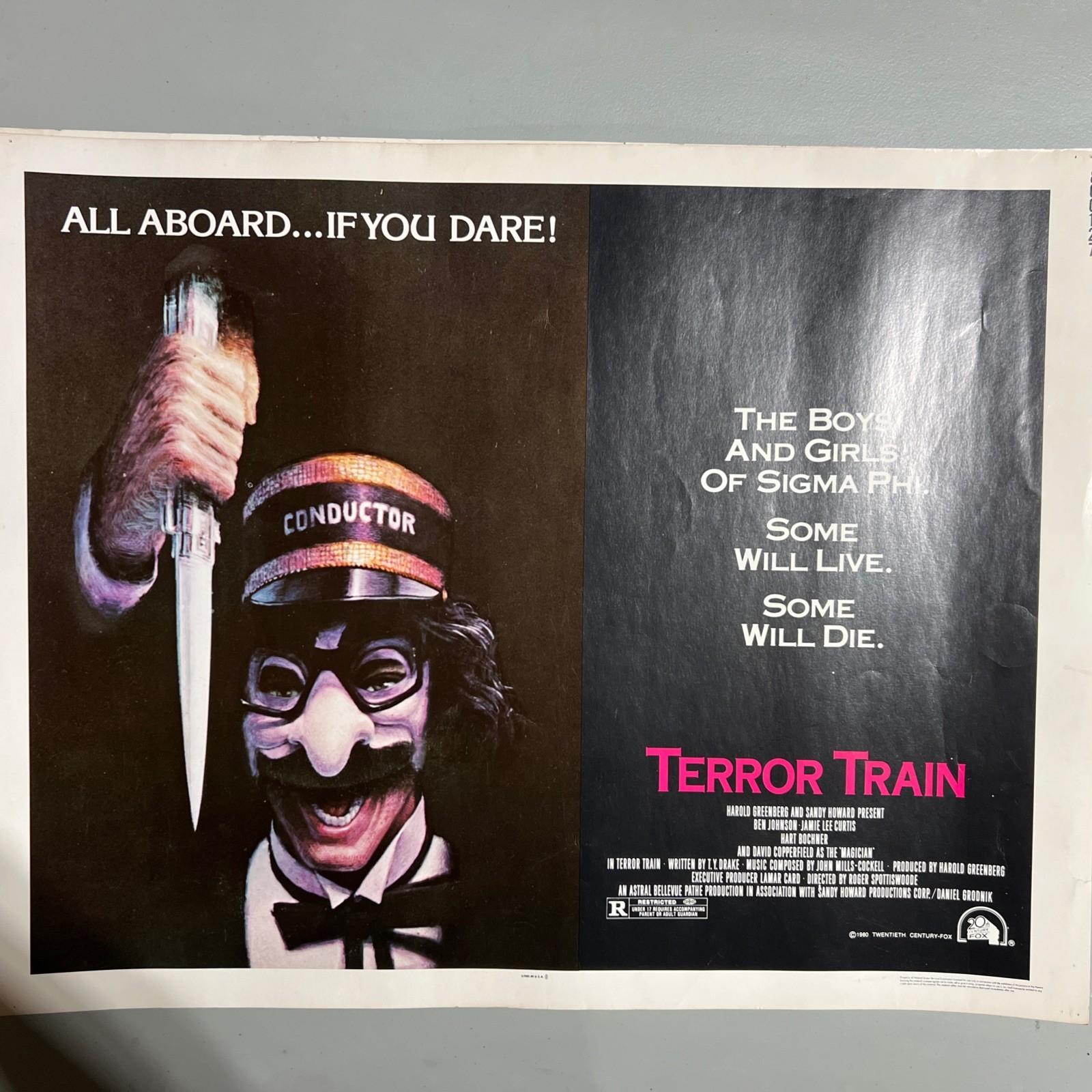 Terror Train (1980) Original Movie Poster 22x28