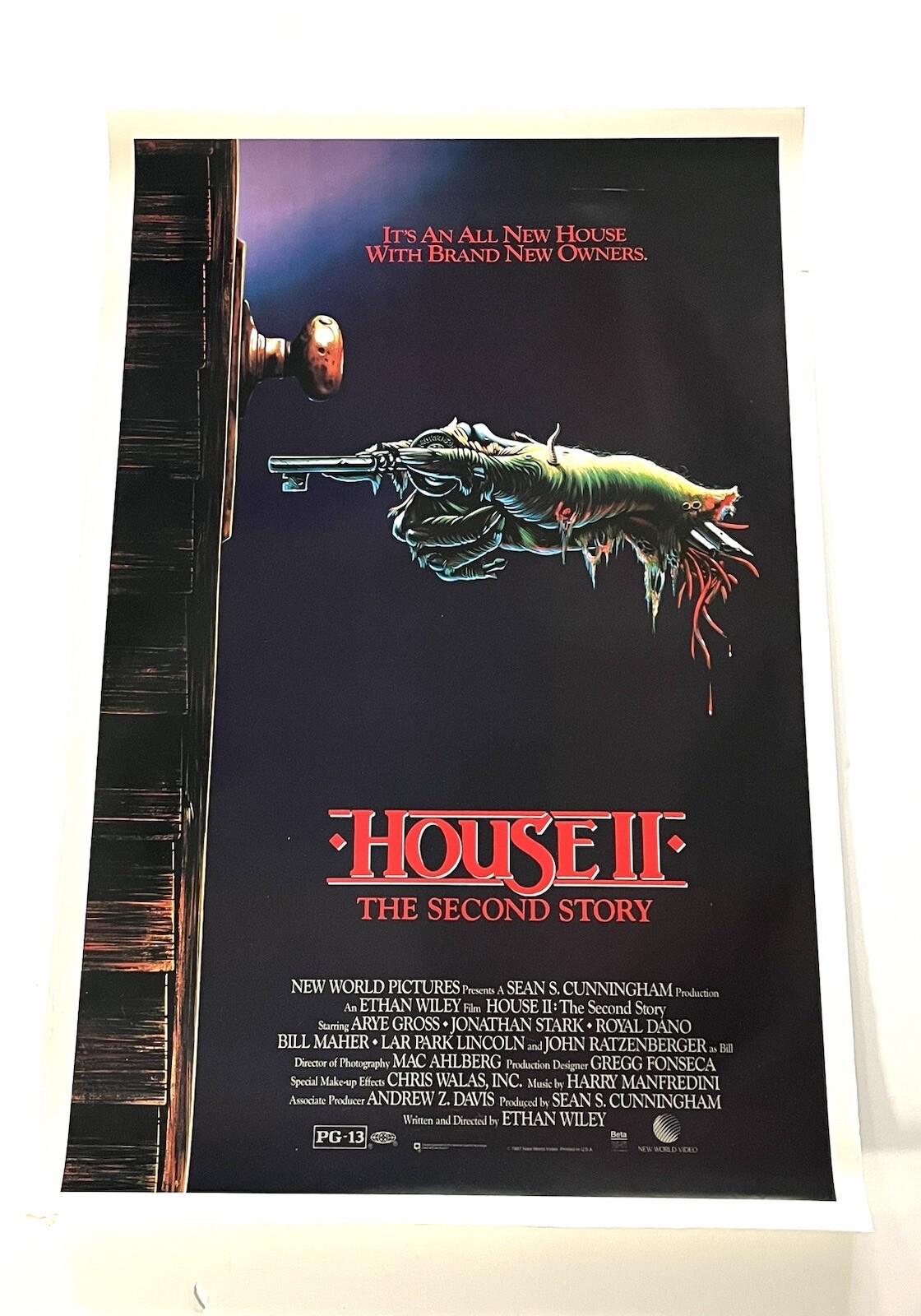 Vintage 1985 Original House 2 Promotional Movie Poster 1 Sheet Good