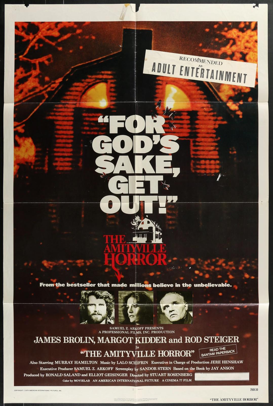 The Amityville Horror (1979) Original Movie Poster Folded 27x41