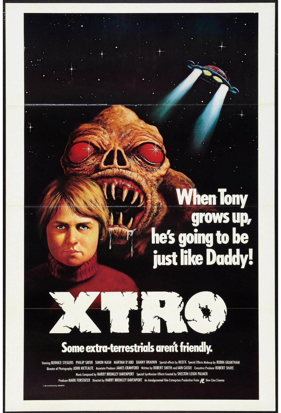 XTRO original 1983 27x41 SCI-FI one sheet movie poster 