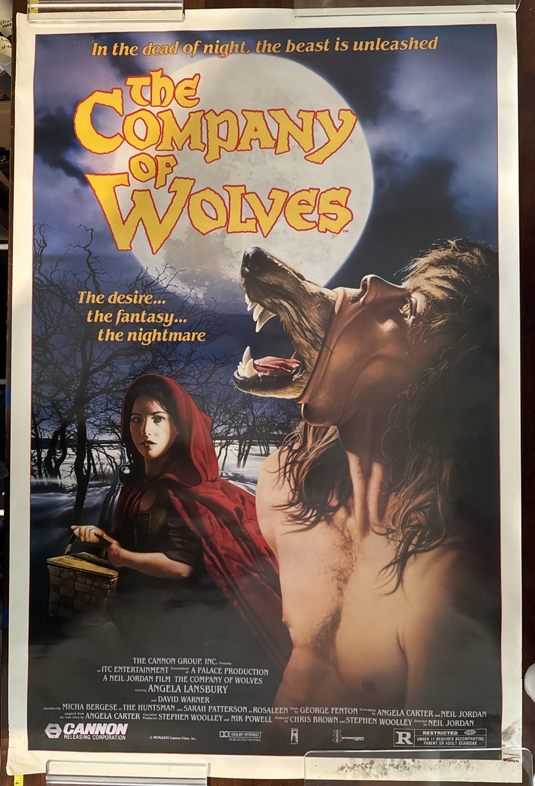 READ The Company of Wolves 1984 Original 1-SH Movie Poster 27x41" Rolled Horror