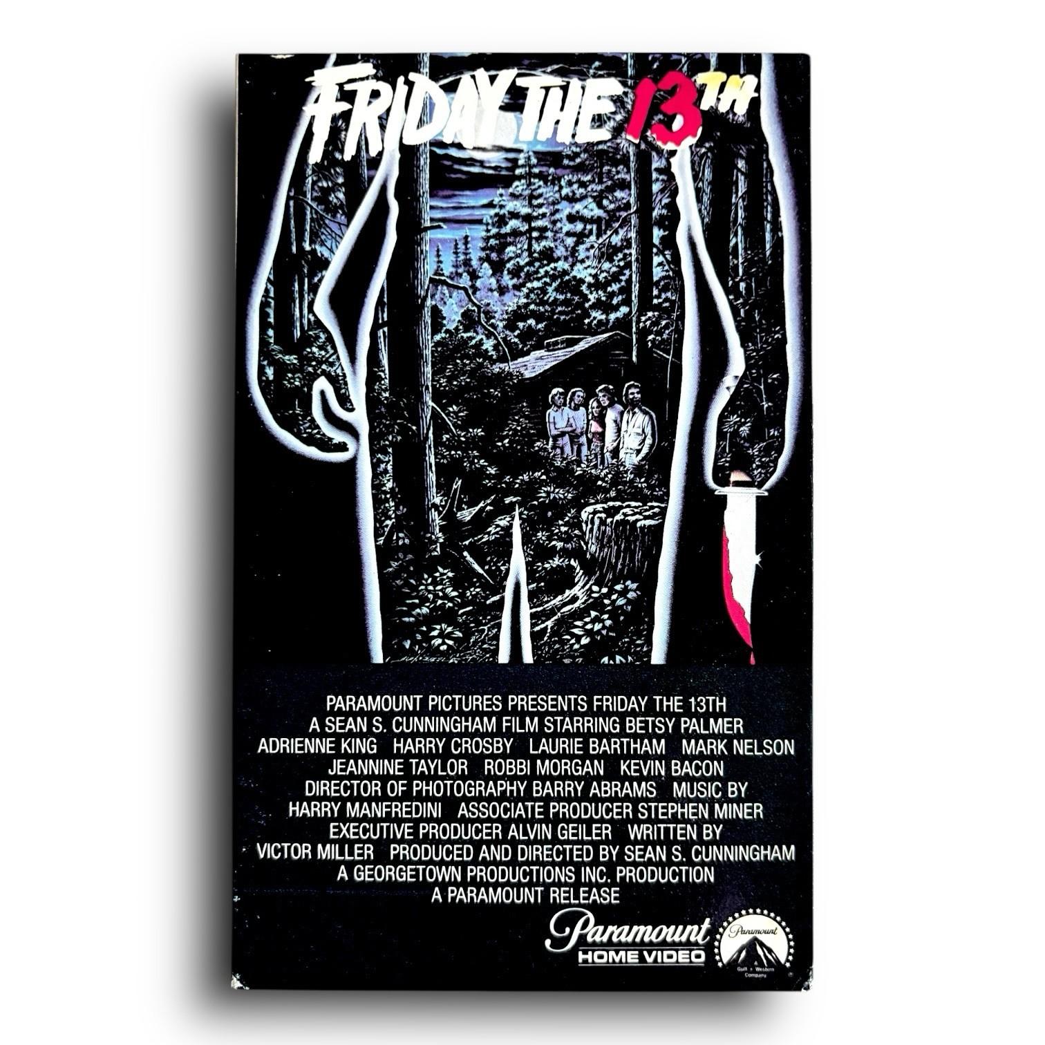 Friday The 13th (Gatefold) Betamax (1980) Georgetown Productions - RARE Horror