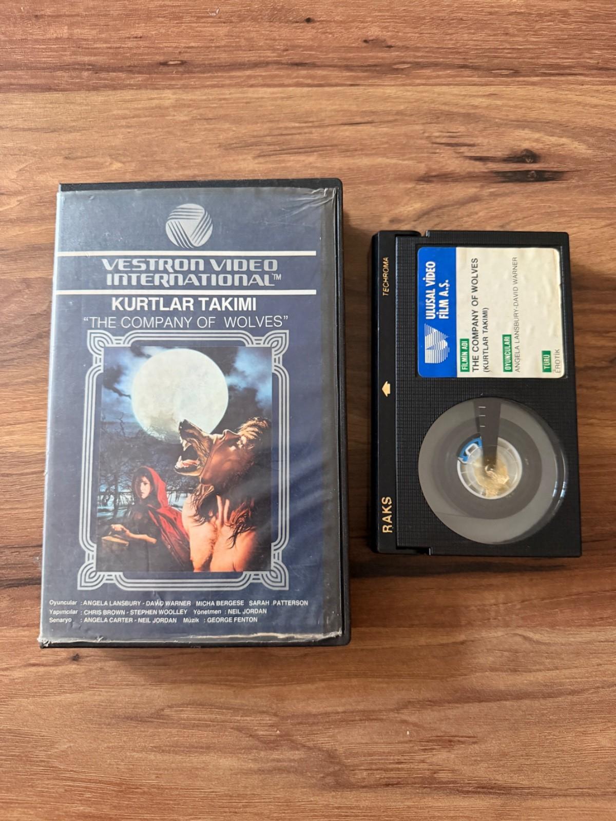 The Company of Wolves Turkish Betamax Rare Vestron Video Ulusal Beta PAL TAPE