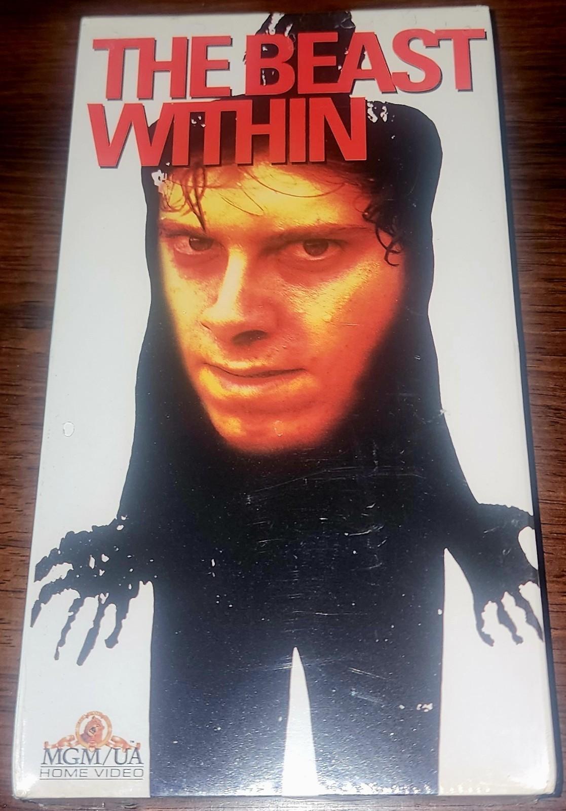 The Beast Within 1982 VHS Supernatural Body Horror NEW SEALED MGM/UA Watermarks