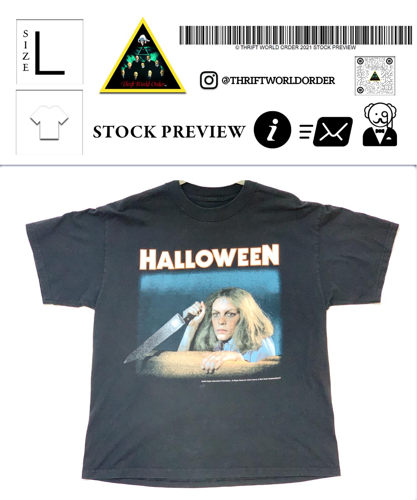 🎃 🔥 🎬 Vintage 90's Halloween Movie Promo Tee - EXTREMELY RARE - 1978 © 🔪🩸