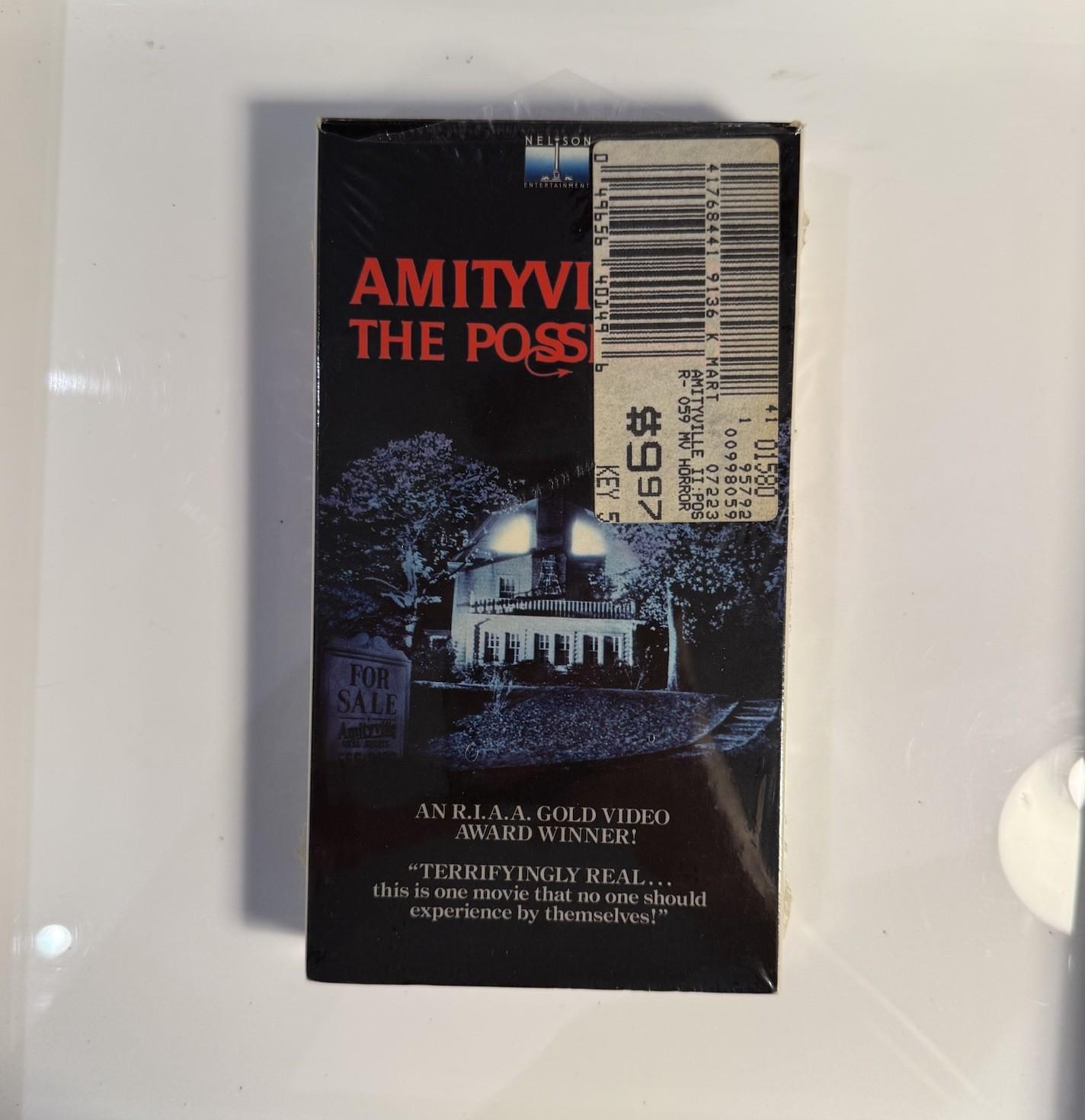Amityville II The Possession VHS 1983 Nelson Entertainment Horror R Shrink Wrap