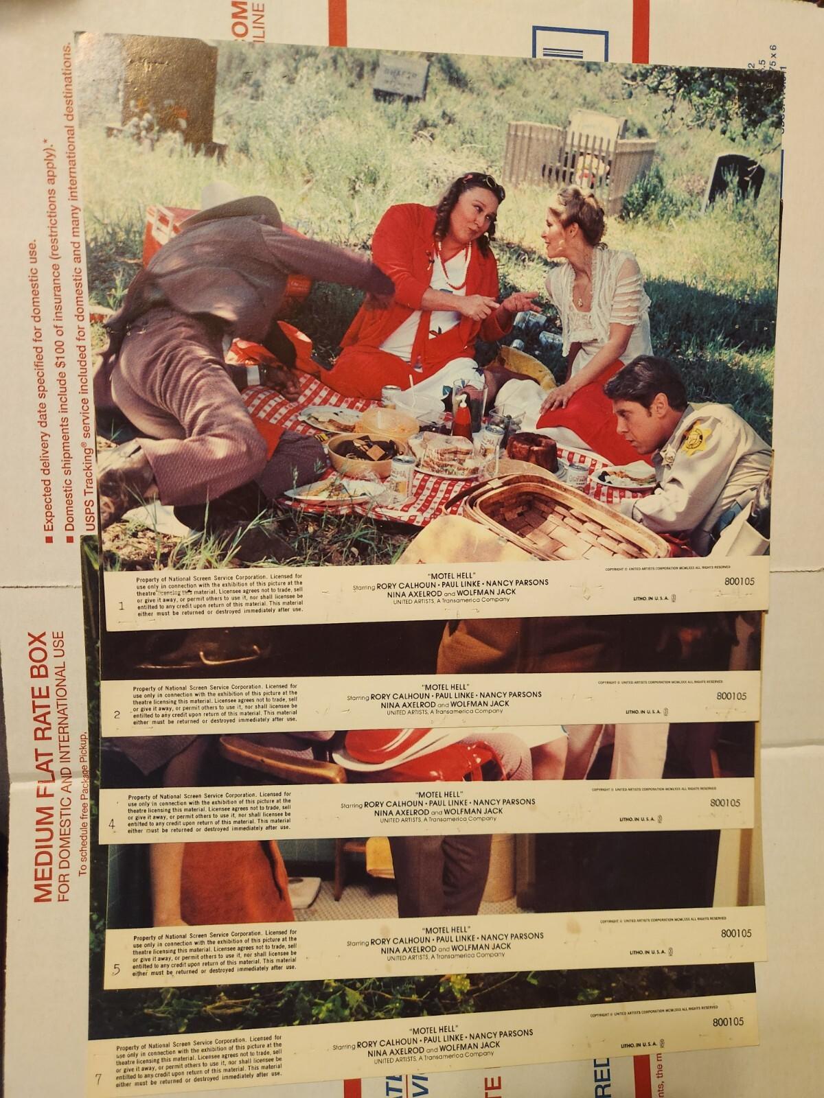 Motel Hell Original Movie Lobby Cards Lot
