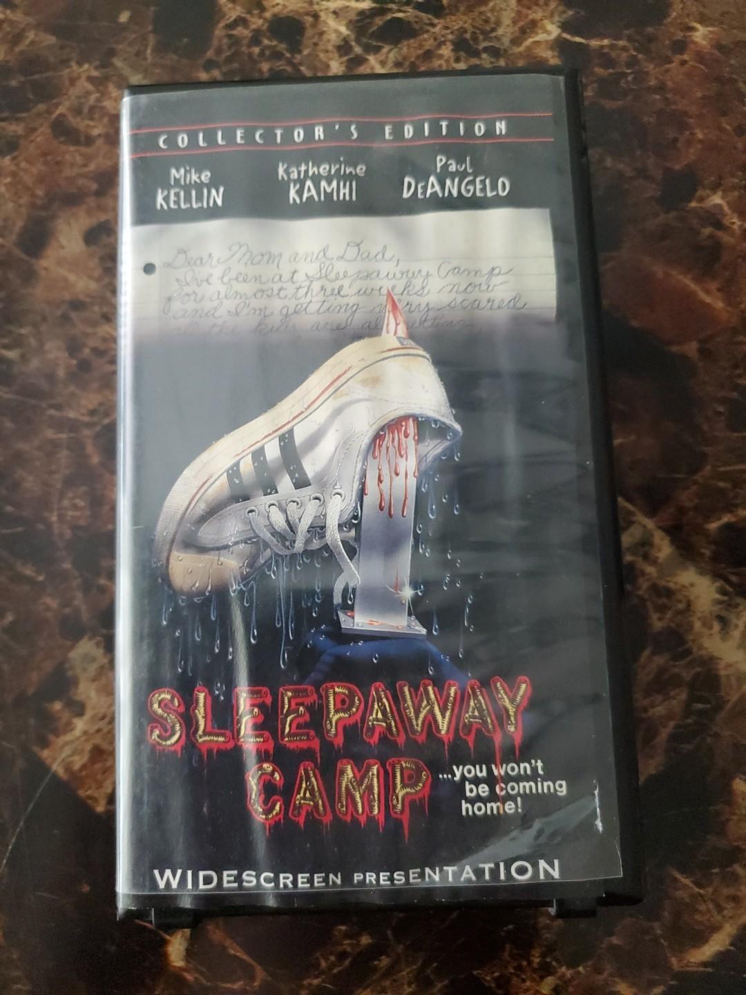 Sleepaway Camp Collectors Edition VHS Hard Case Widescreen Rare Horror Tested