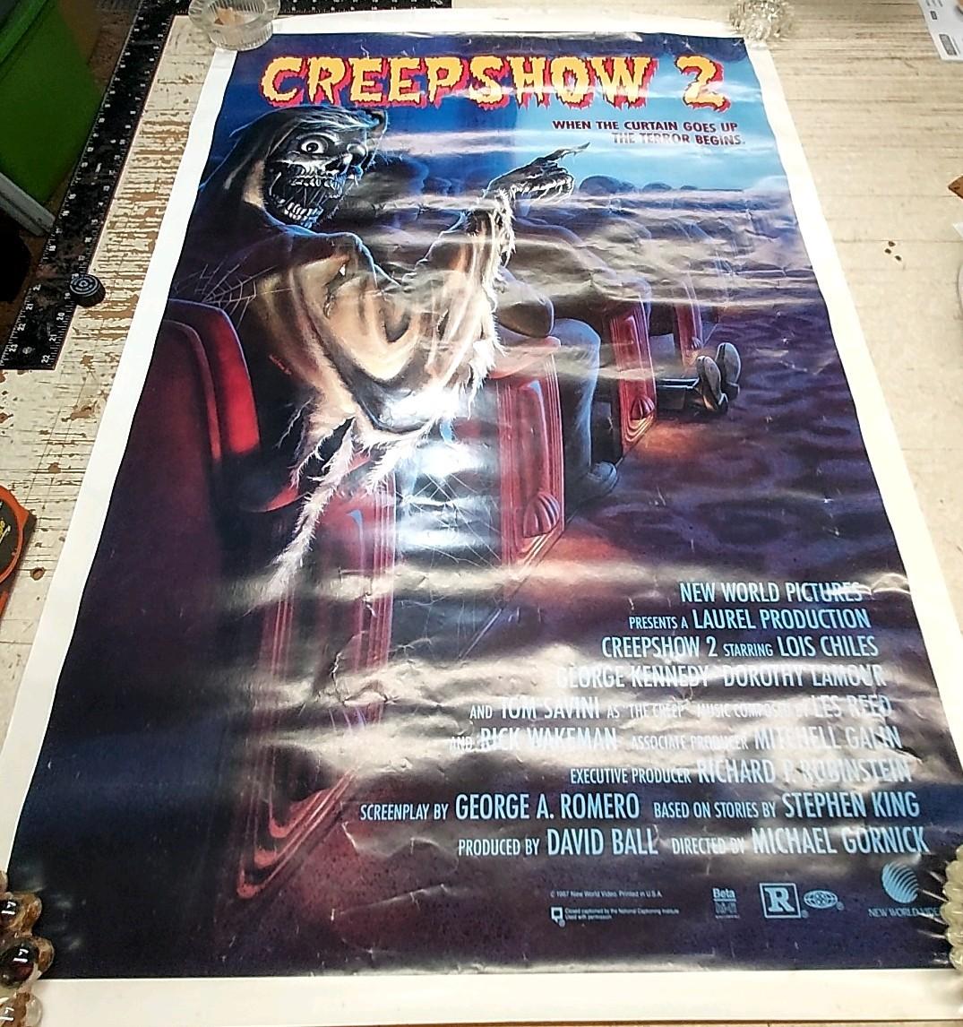 Creepshow 2 Original Movie Poster 1987 Stephen King George Romero Horror Film 27