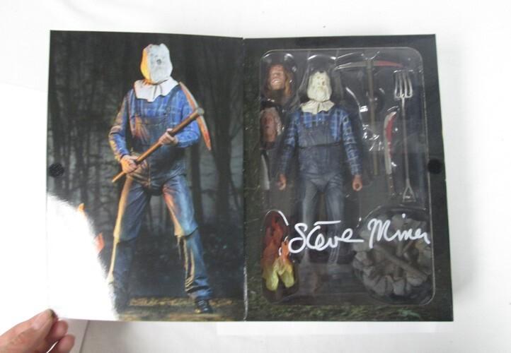 Friday the 13th Part 2 NECA Reel Toys  Figurine Autographed Signed Steve Miner