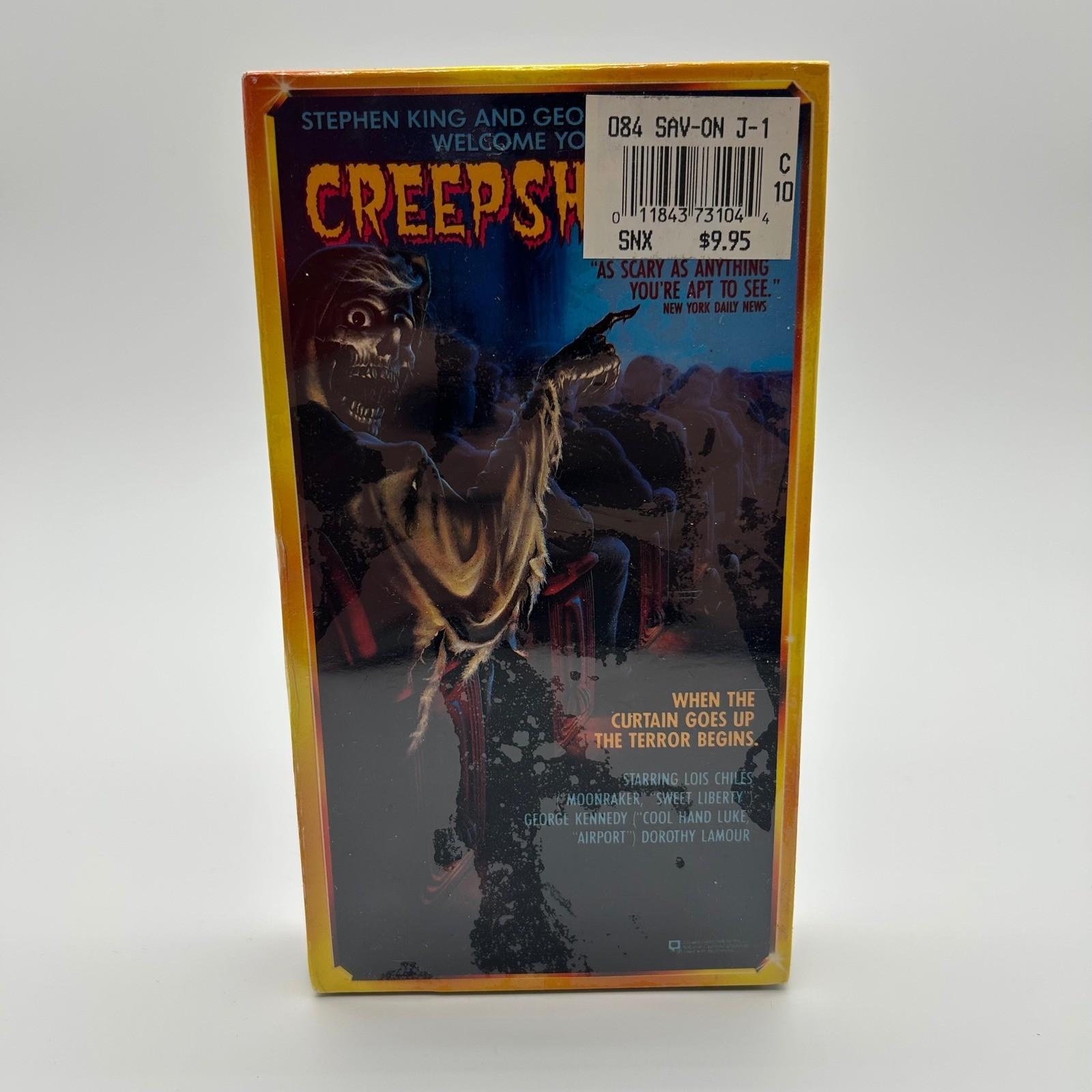Creepshow 2 VHS Movie N/A Starmaker Stephen King Horror Factory Sealed New Rare