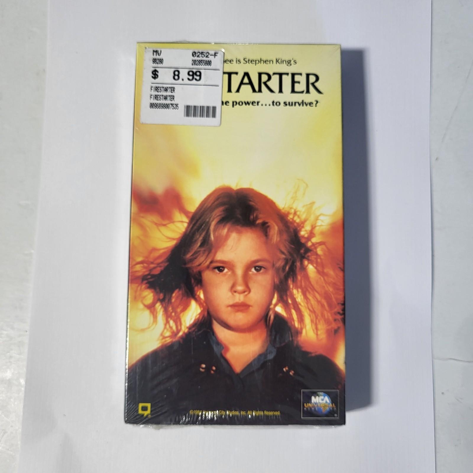 Firestarter VHS, 1984 Drew Barrymore New Sealed 