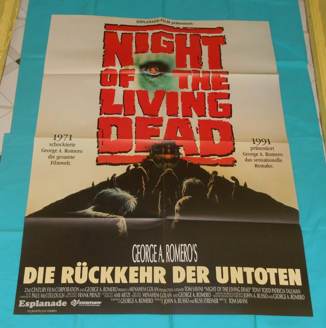 original NIGHT OF THE LIVING DEAD (1990) German movie poster