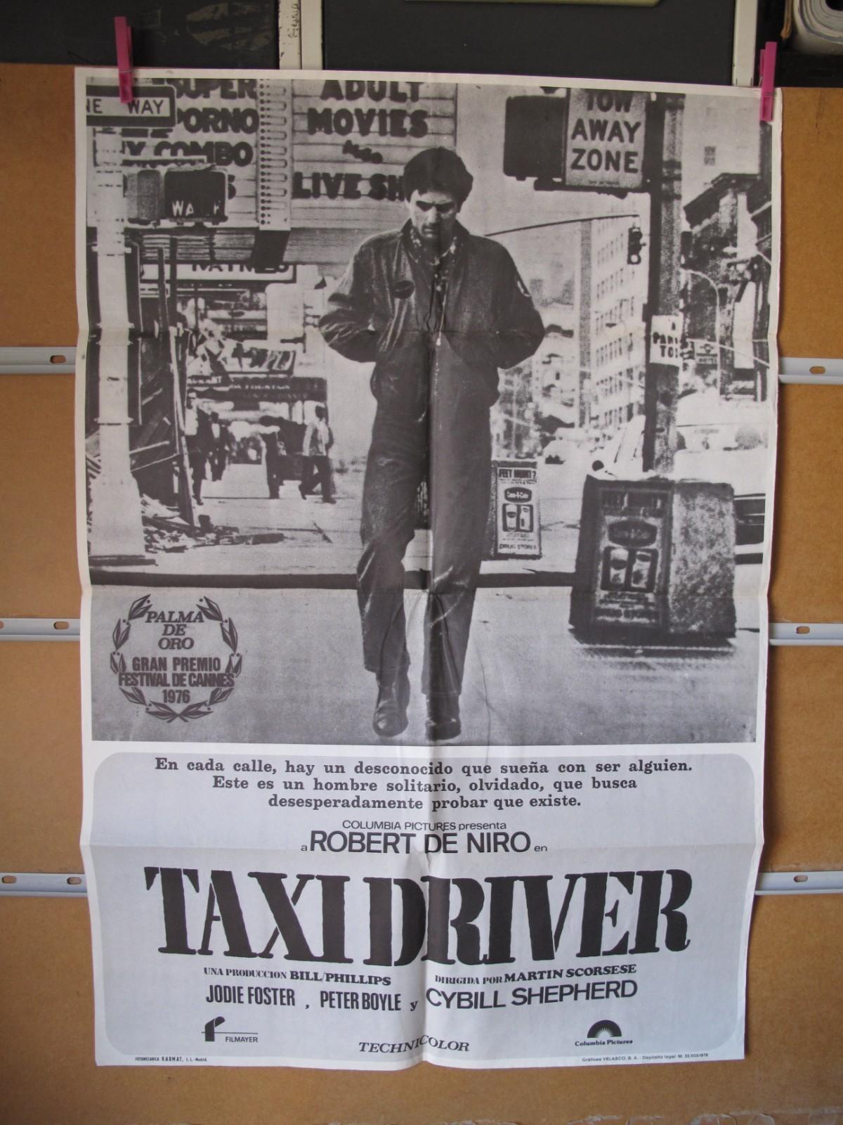 W736 TAXI DRIVER AÑO 1978  Martin Scorsese con Robert De Niro, Jodie Foster, Har