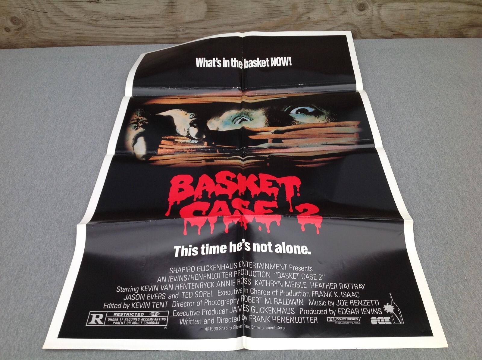 1990 Basket Case 2 Original Movie House Full Sheet Poster