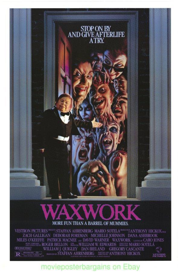 WAXWORK MOVIE POSTER Original Rolled N.Mint 27x41 Inch One Sheet 1988 HORROR