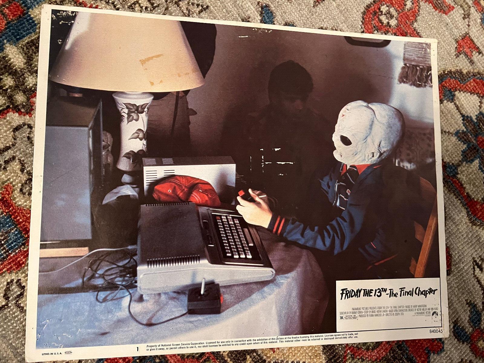 Friday The 13th - The Final Chapter 1984 Paramount 11x14" horror lobby card