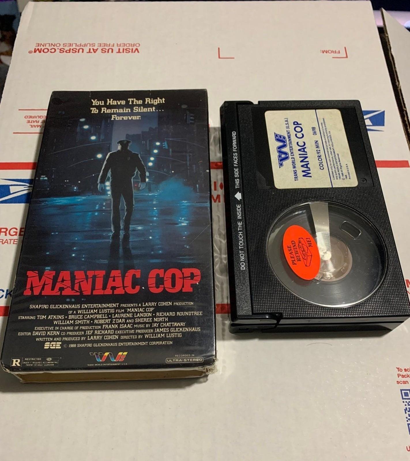 Maniac Cop 1988 NOT VHS Betamax Rare Horror Bruce Campbell TWE Video