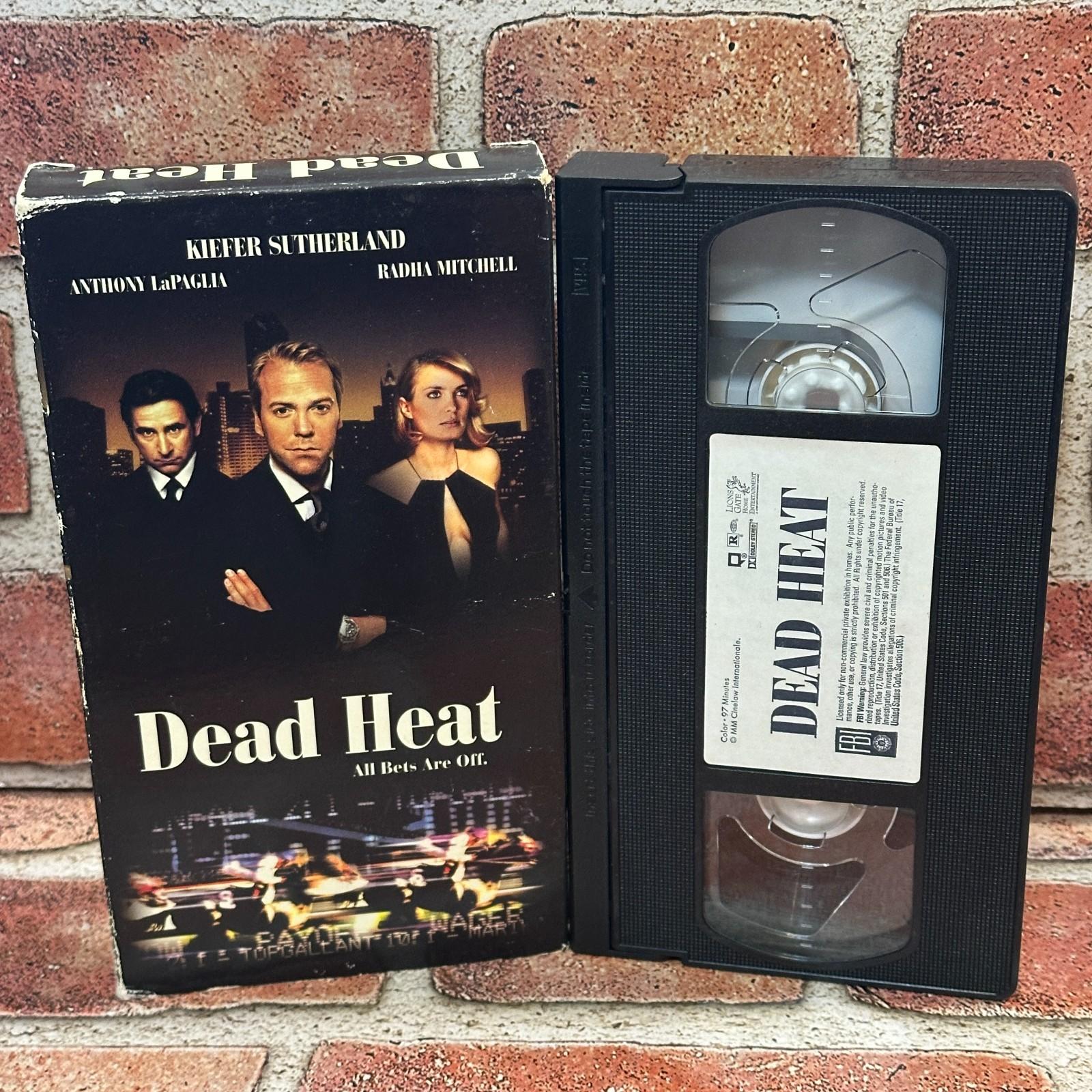 Dead Heat VHS Used Kiefer Sutherland Anthony LaPaglia Radha Mitchell Rare