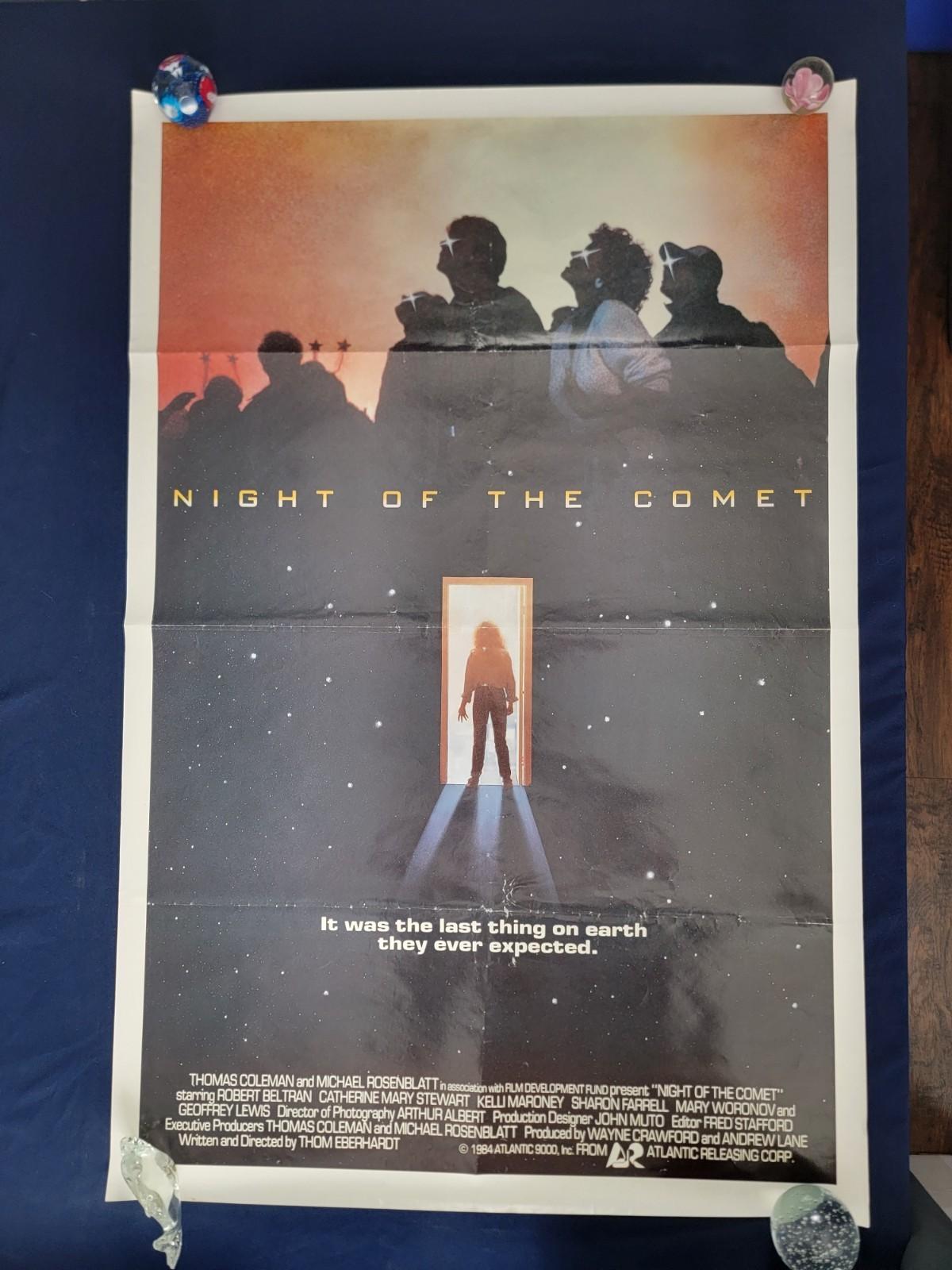 VTG Original Cult Classic NIGHT OF THE COMET 1984 27x41 Theatrical Movie Poster