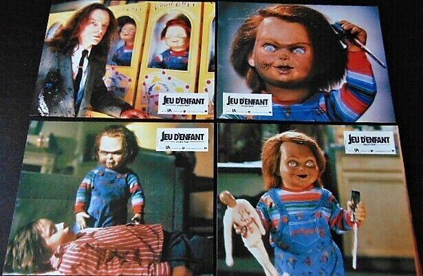Child's Play 8 Original French Lobby Cards 8/10 1988 Tom Holland