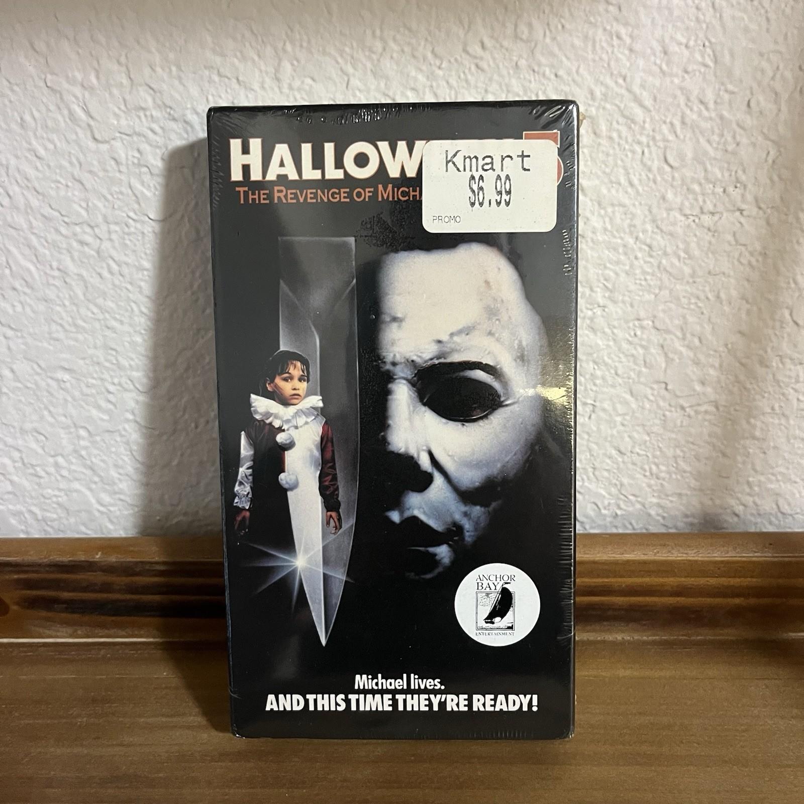 Halloween 5: The Revenge of Michael Myers VHS Anchor Bay Rare New