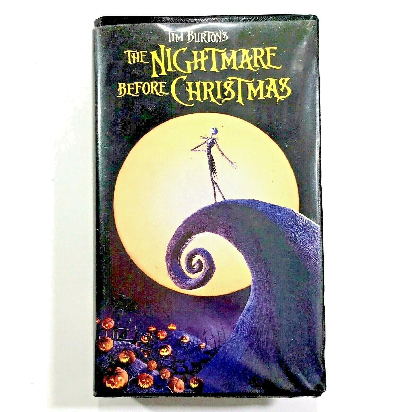 Vintage Original THE NIGHTMARE BEFORE CHRISTMAS VHS 1993 Movie