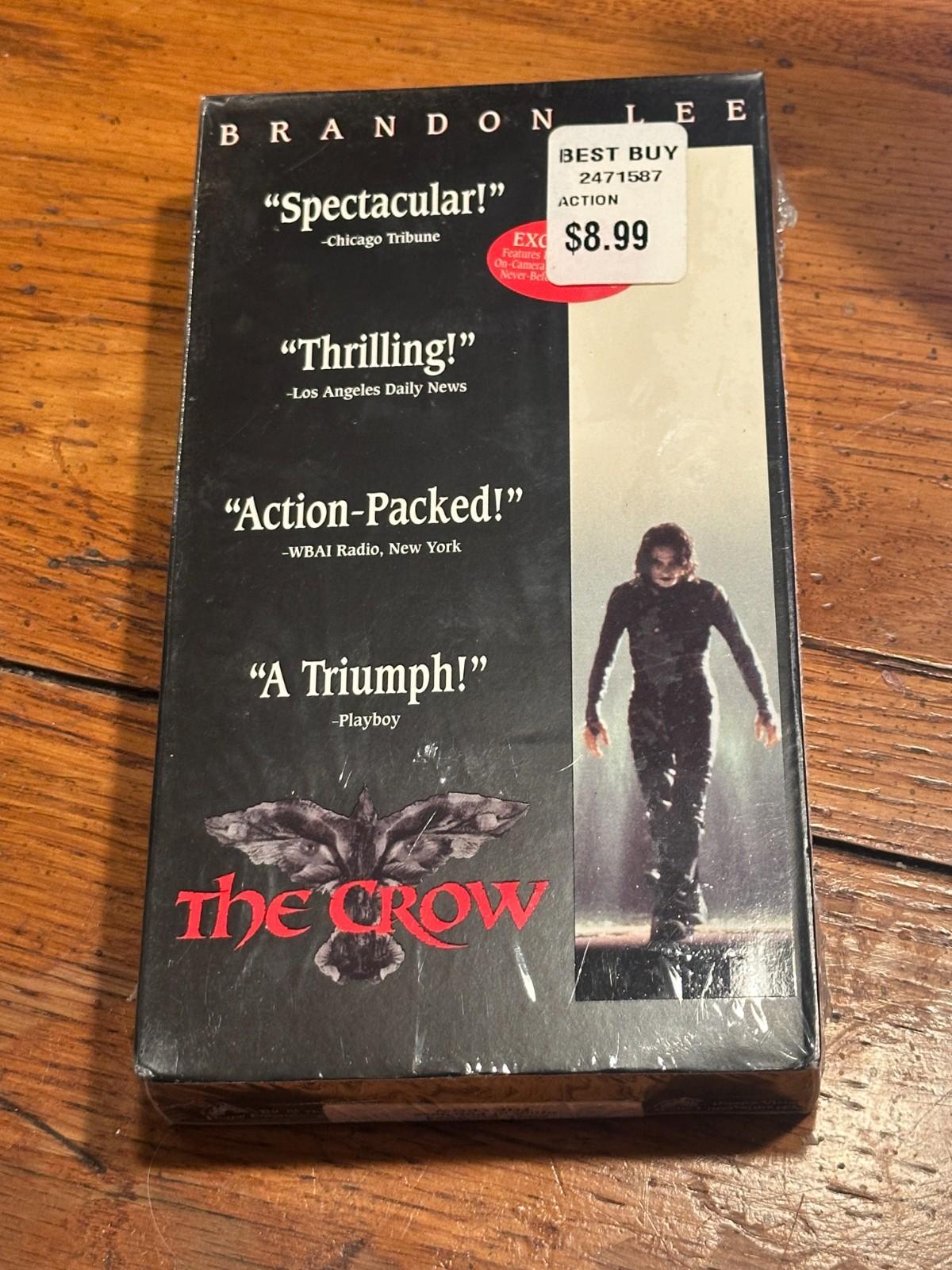 Vintage 1994 The Crow VHS - Sealed - Brandon Lee - Buena Vista