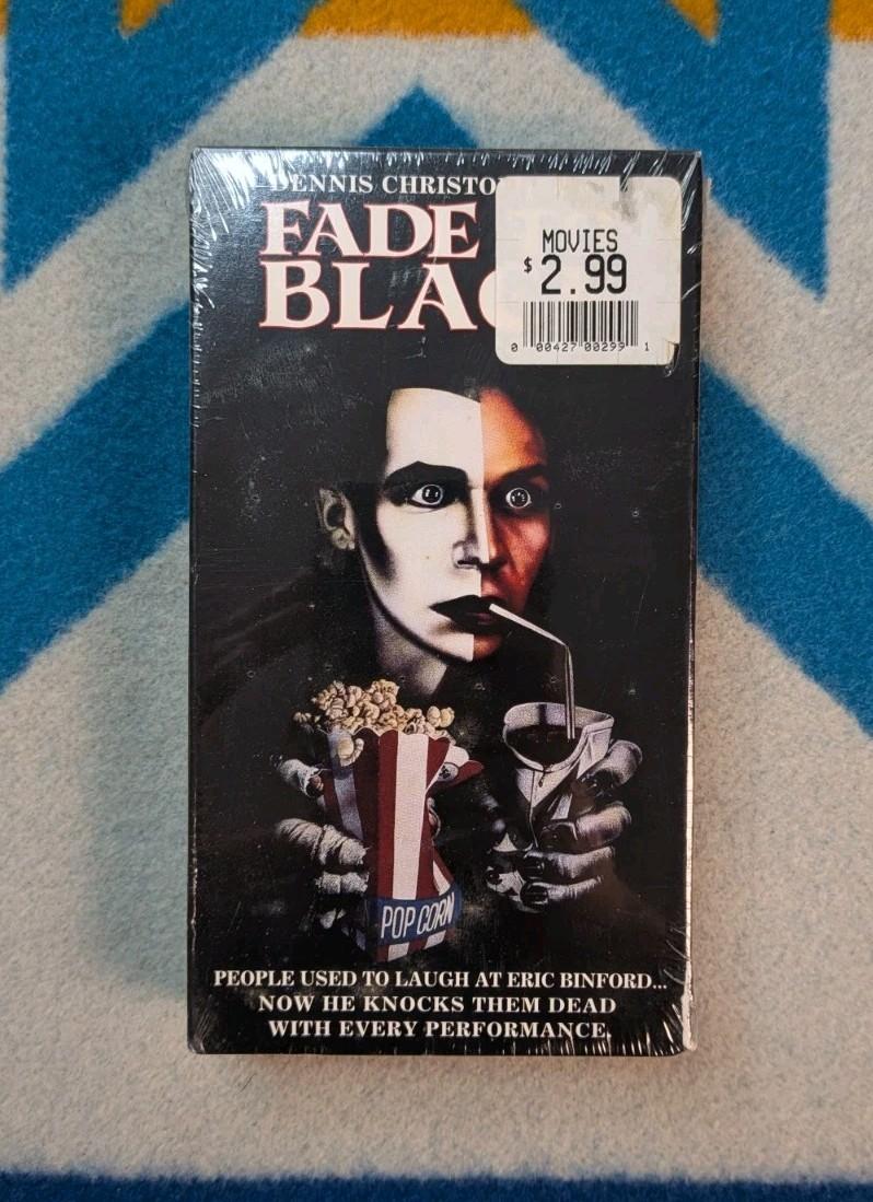NEW Fade to Black VHS 1980 Dennis Christopher Rare Cult Horror Movie NEW Sealed