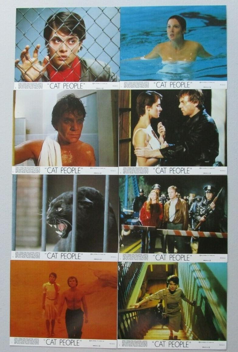 CAT PEOPLE ORIGINAL 8X10 LOBBY CARD SET OF 8 1982 NASTASSJA KINSKI MCDOWELL