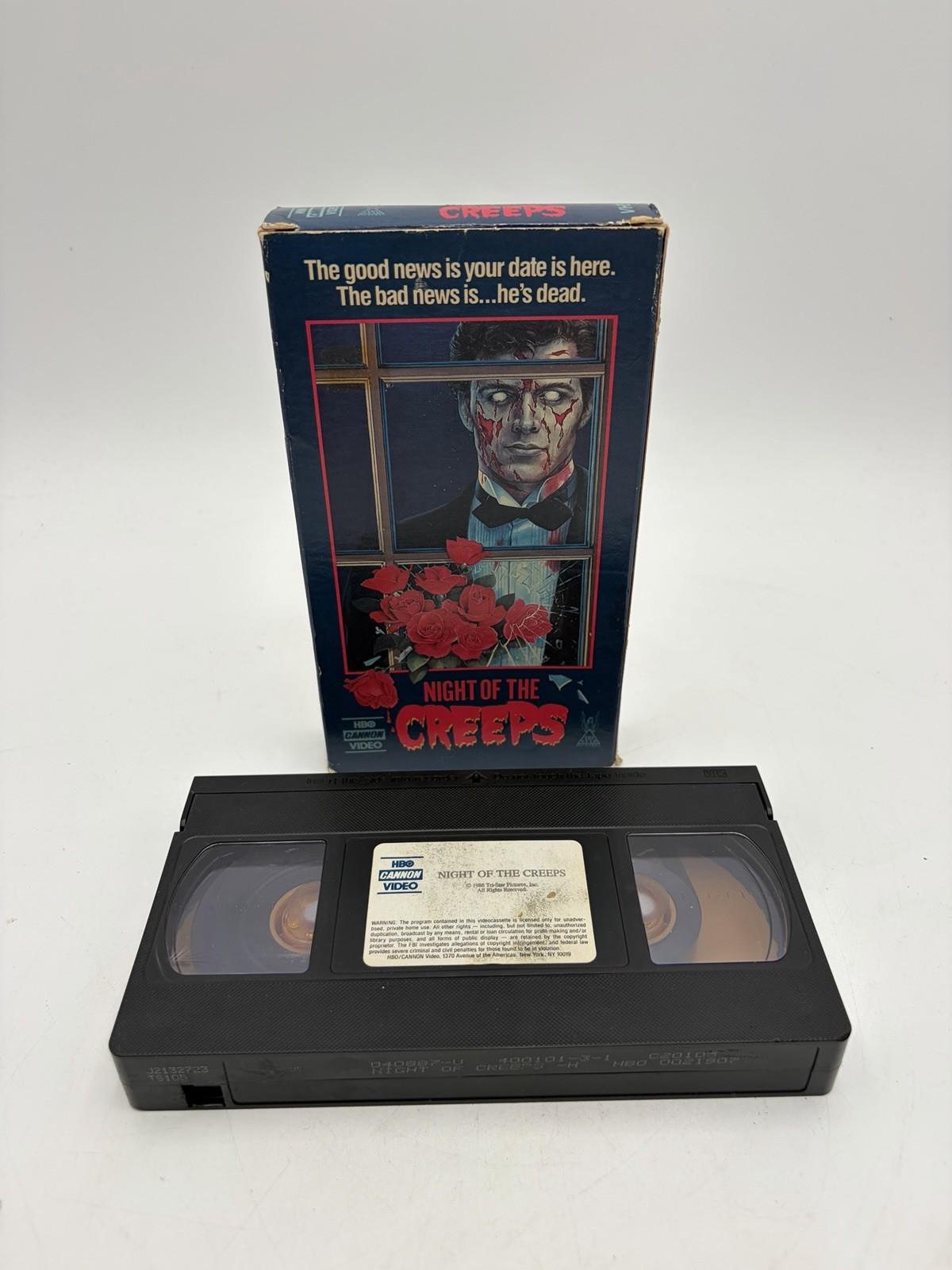 Night Of The Creeps VHS Horror HBO Cannon Video 1986 Tri-Star Pictures