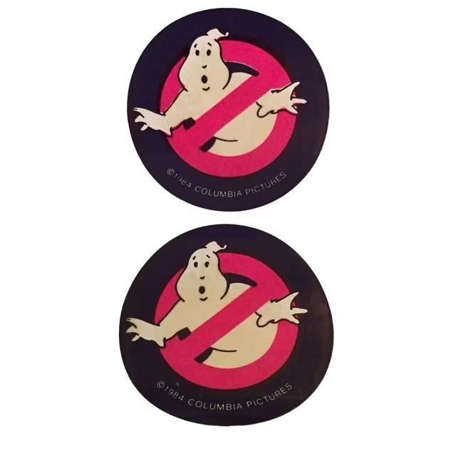 Ghostbusters Original Movie 1984 Promo Vintage Stickers Set of 2
