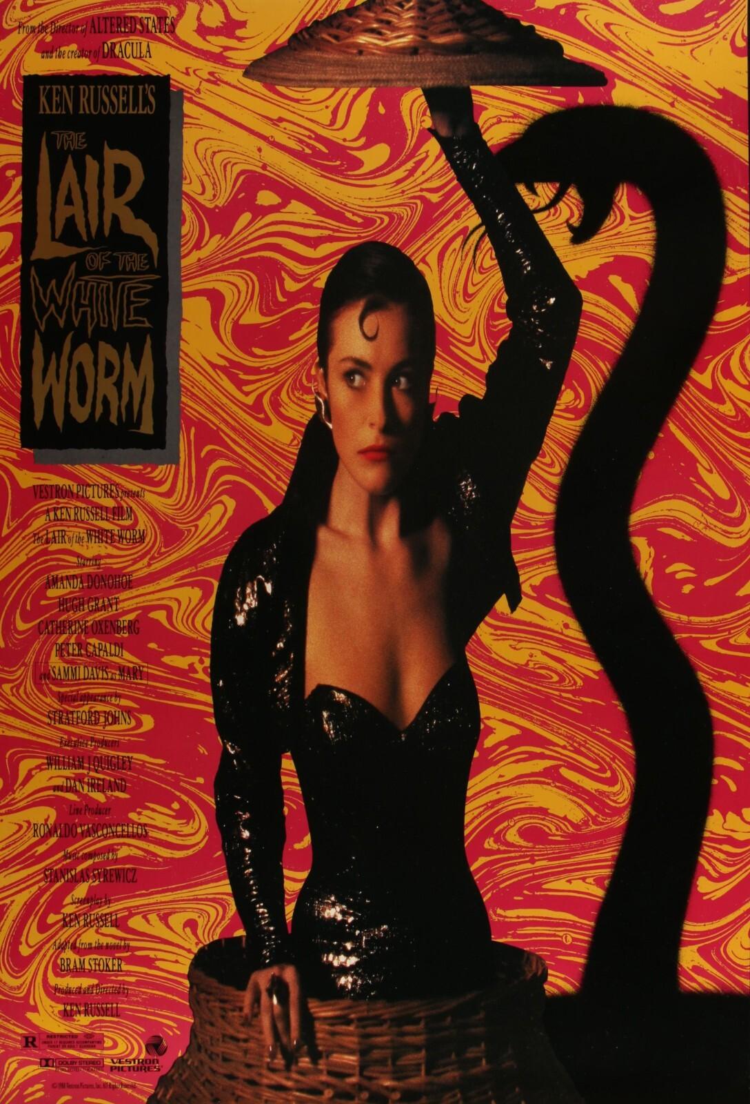 Lair Of The White Worm - original movie poster 27x40 1988 ROLLED Minty Horror
